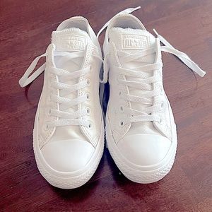 White leather Converse sneakers